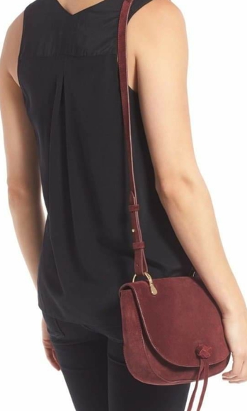 🚨SOLD 🚨 Elizabeth and James Zoe suede saddle bag - Picture 4 of 4